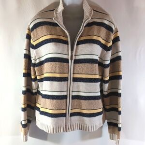 Liz Claiborne Liz Sport Zip Up Sweater Size MP